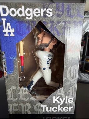 Los Angeles Dodgers Kyle Tucker Bobblehead - White & Blue